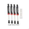 4 Pieces RC Car Shock Absorbers Dampers Alloy Oil Replacement with Screw for 1/10