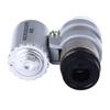 Phone Microscope 45X Phone Camera Microscope Magnifier Attachment with 2pcs LED for Inspection