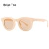 Popular Jelly Green Sun Glasses UV400 INS Style Eyeglasses Retro Punk Shades  for Women & Men