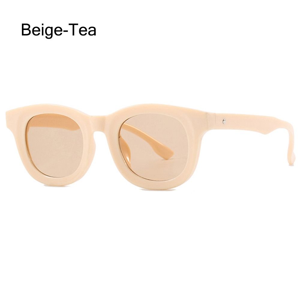 UV400 Jelly Green Sun Glasses Colorful Punk Shades Fashion INS Style Eyeglasses  for Women & Men