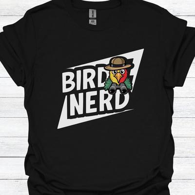 Bird Nerd T-Shirt: Funny Birdwatcher Gift, Nature Lover Tee T-shirt