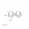 Vintage Gold Circle Screw Thread Hoop Earrings for Women, Minimalist Textured Ear Cuffs, Dainty Small Hoops, Trendy Jewelry Gift