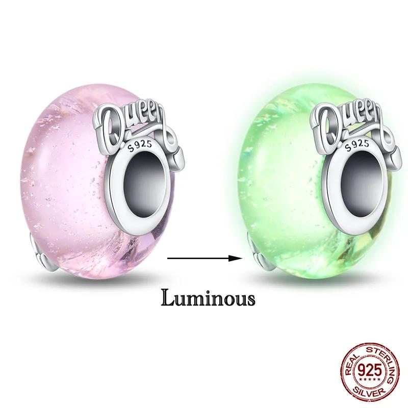 Copper Fashion Halloween Series Luminous Pumpkin Demon Skull Charms Beads Fit Original Bracelet Diy Jewelry