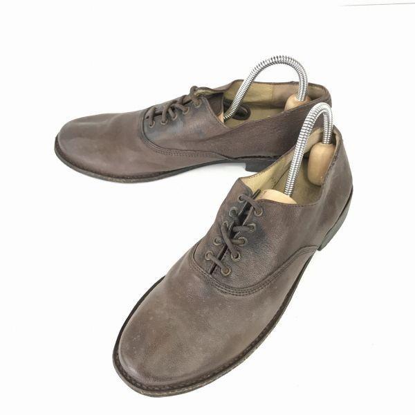 

FRYE Genuine Leather Goodyear Plain Toe Shoes [26.0 / Dark Brown] Business