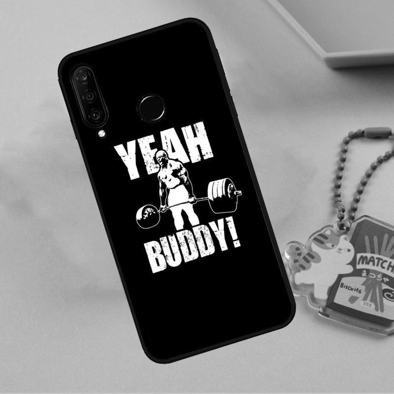 Bodybuilding Gym Fitness For Huawei Nova 8i 11i 12i 12s 9 10 SE Y90 Y60 Y70 Y72 Y61 Y91 P20 P30 P40 Lite P60 Pro Case