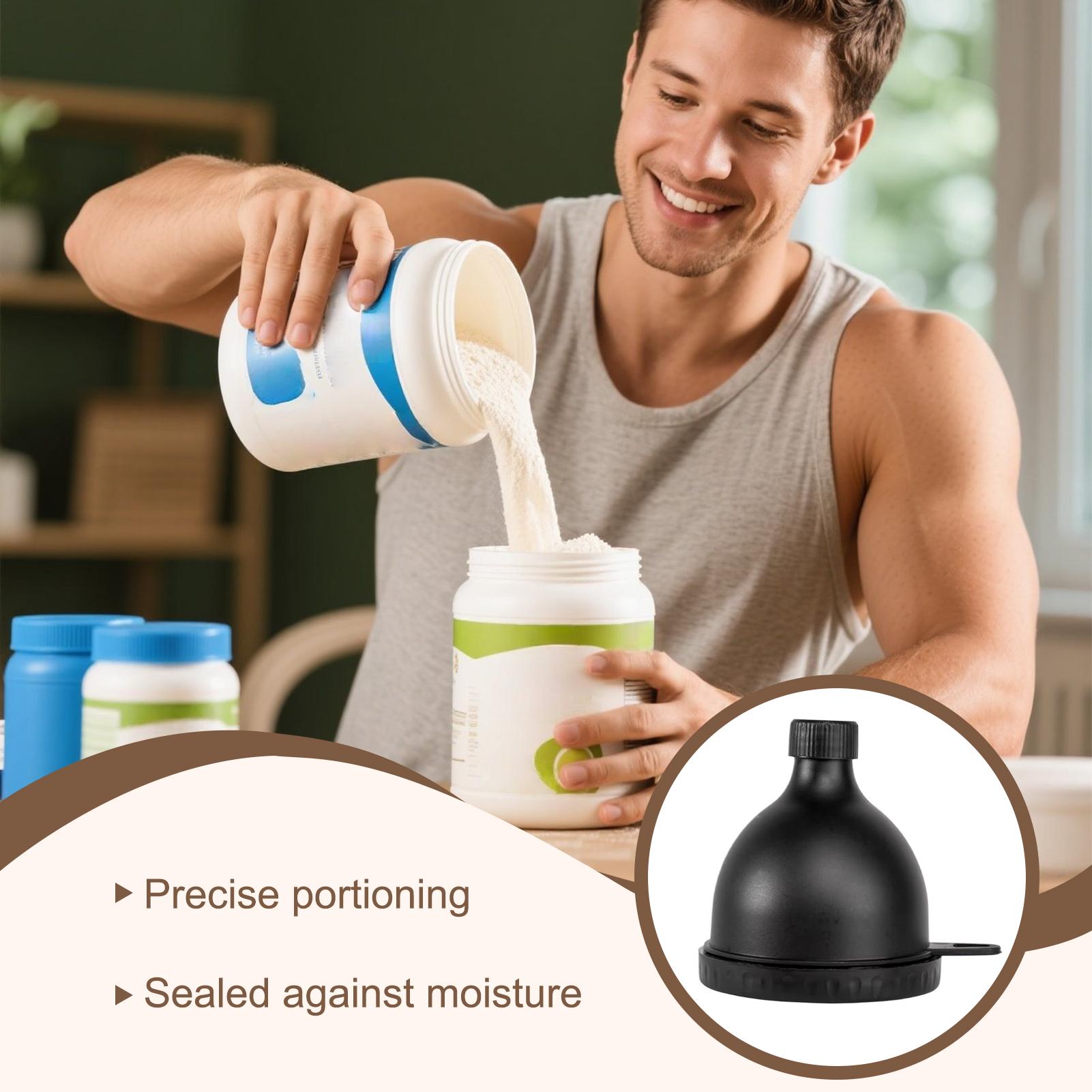 

Powder Funnel Protein Powder Shaker Funnel 100ml Multipurpose Supplement Dispenser for Men Women Traveler Camping Daily China Mainland