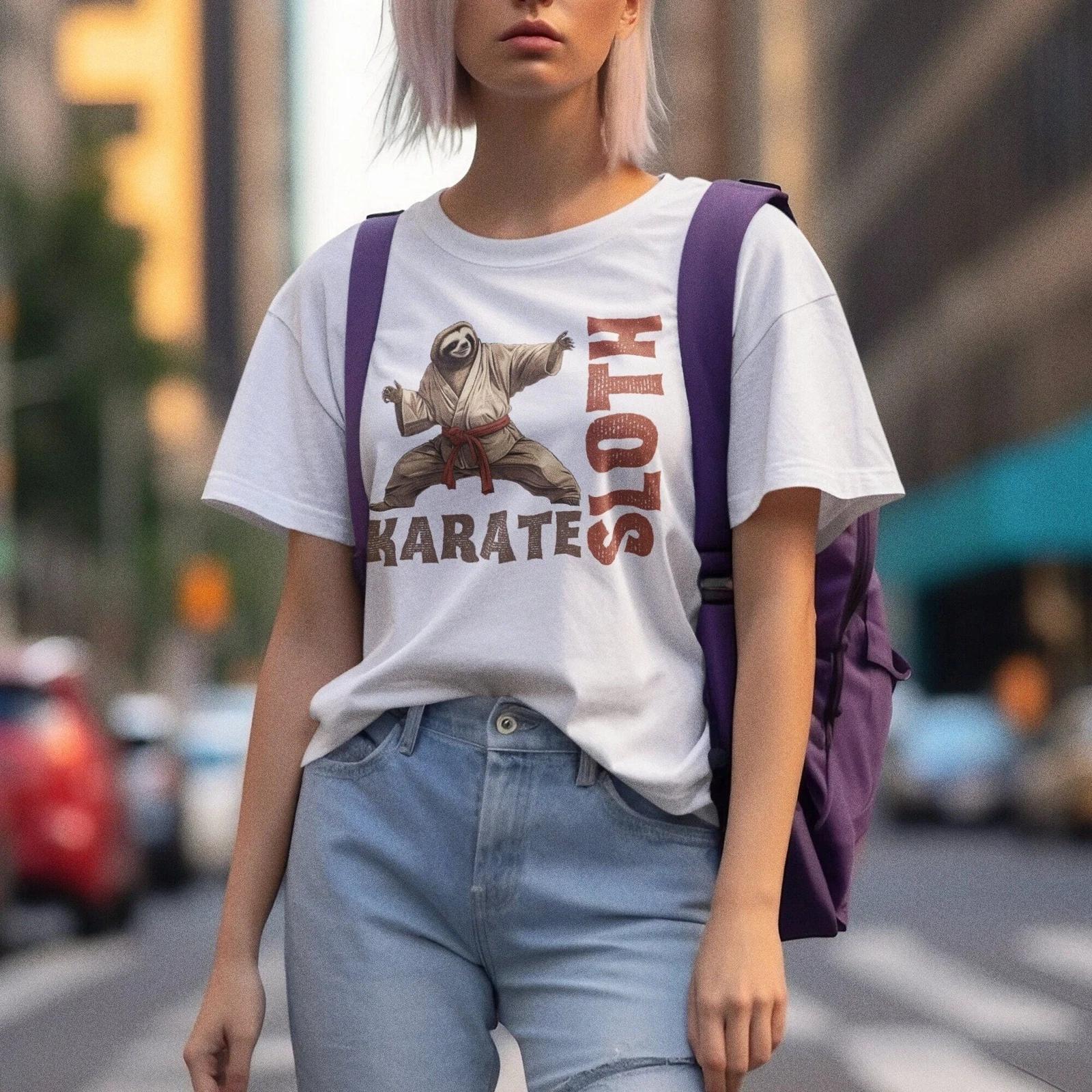 Karate Sloth Shirt, Martial Arts M
