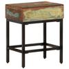 VidaXL Side Table 40x30x51 Cm Solid Reclaimed Wood 338473
