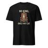 Royal Cat Throne T Shirt Vintage Meme Lover  Vintage Washed Slightly Casual Fashion Unisex Stylish Homme Graphic Breathable