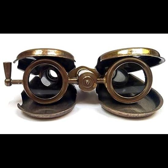 

Вінтажний морський бінокль із підзорною трубою 10,16 см із старовинної латуні. Морський бінокль із підзорною трубою