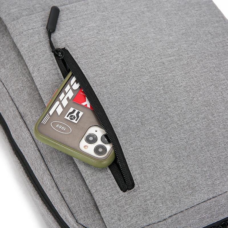 Backpack large capacity computer bag simple business multi-function usb charging backpack schoolbag men's