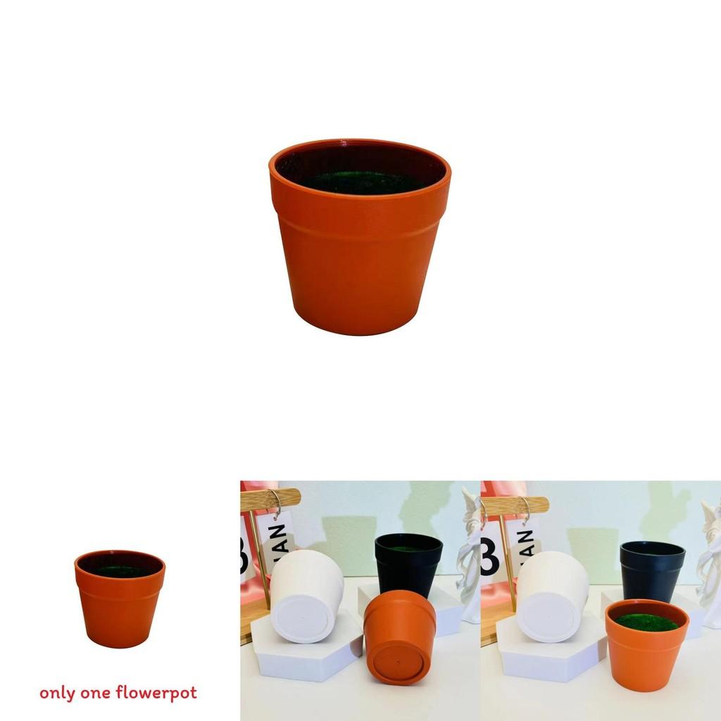 Classic Plastic Flower Pot With Foam Insert For Indoor Garden Decor