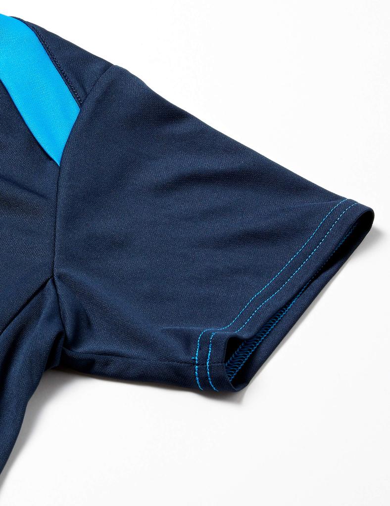 Mizuno Volleyball Practice Short Game Size Dress Navy x Diva XL Women's Shirt, Sleeve, Moisture-Wicking, Quick-Drying, Deodorizing, Wear, V2MA8283,