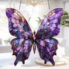 Art Flower Painted Window Decoration Hanging Acrylic Window Decoration Hanging, Creative Lighting Craft Pendant Light Home Decoration Hanging