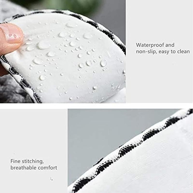 Plüsch Warme Dick Gepolsterte Toilettensitzbezug Matte Rutschfest Weiches Toilettensitzkissen Badezimmerzubehör