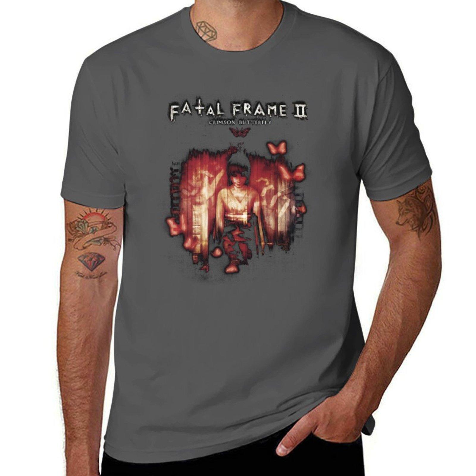 Футболка Fatal Frame 2 мужская футболка дизайнерская хлопковые футболки мужская 100% Футболка 4XL