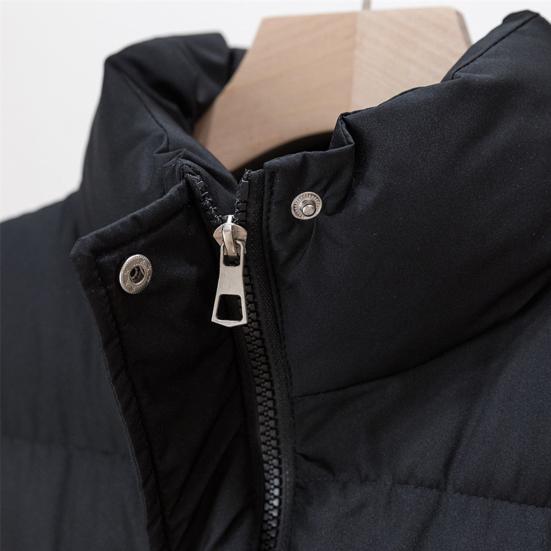 Down Puffer Vest for Women Stand Collar Sleeveless Puffer Jacket Casual Zipper Up Waistcoat Winter Warm Outerwear with Pockets