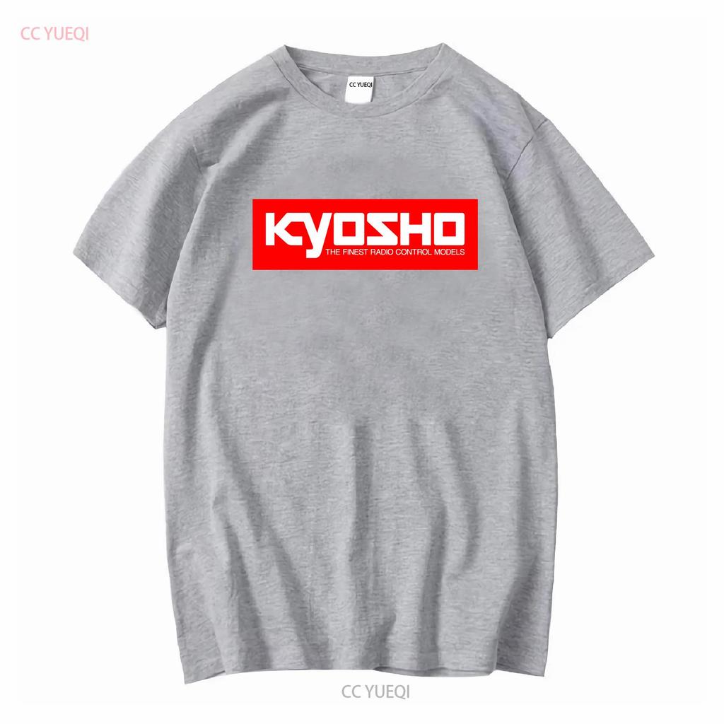 New Item Kyosho RC Remote Control Logo Mens Black T Shirt Size S 5XL Vintage Washed Fashion Soft Casual Graphic
