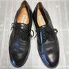 Buty skórzane Mezlan Wingtip 80s-90s Vintage Rozmiar 9 26.5-27.5 Czarne(UŻYWANY)