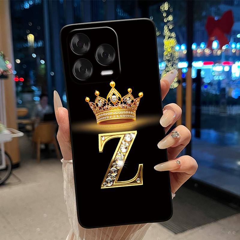 Case For ZTE Blade V70 Vita/Nubia V70 Design Soft Silicone Black Case Shockproof Beautiful Trendy Crown Letter Pattern Shell