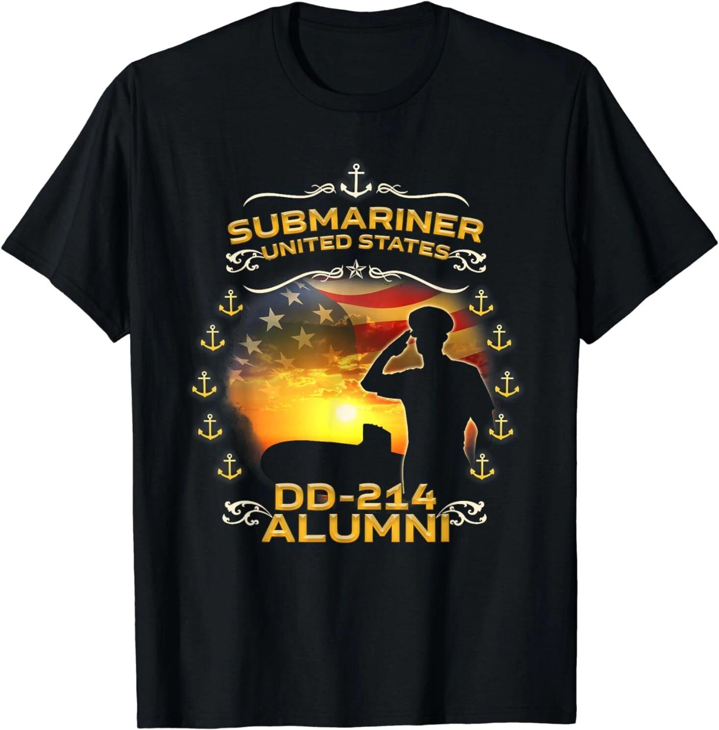 Men s and Women s T-shirts NEW LIMITED Submarine Veteran Military American Flag Gift Tee T-Shirt Size S-3XL S