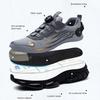 Rotating Button  Safety Shoes Men Anti-smash Anti-puncture Work Shoes Fashion Men Sport Shoes Security Protective Boots Men