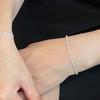 ctwins Silver925 Circle Chain Bracelet
