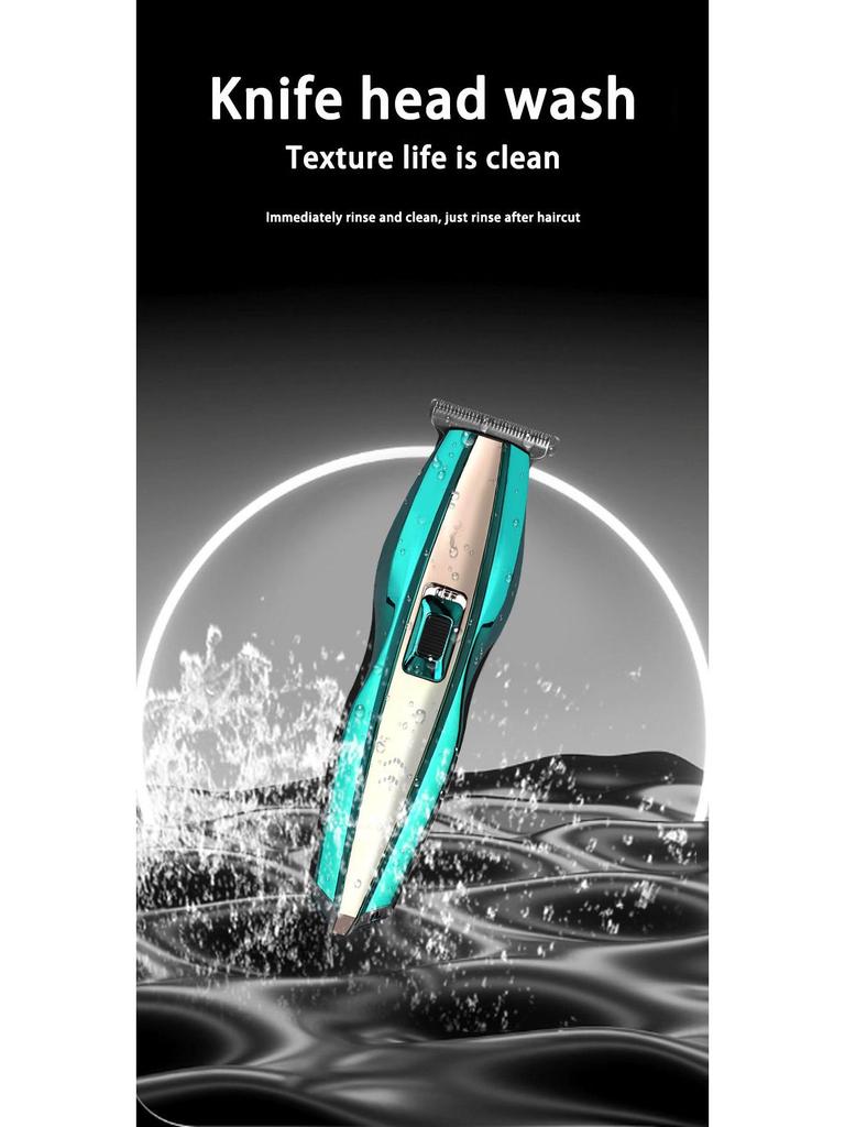 High-Power Professional Electric Hair Clipper with Washable Head