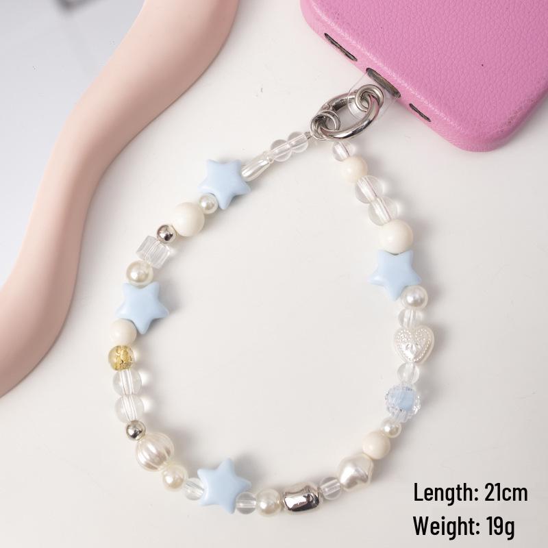 TikTok-Inspired Pearl Phone Chain & Wrist Lanyard