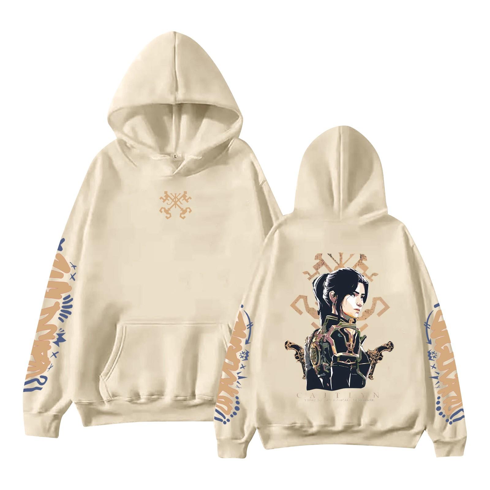 

Женская модная повседневная универсальная повседневная толстовка с капюшоном, повседневная толстовка с длинными рукавами и нашивками сверху S бежевый