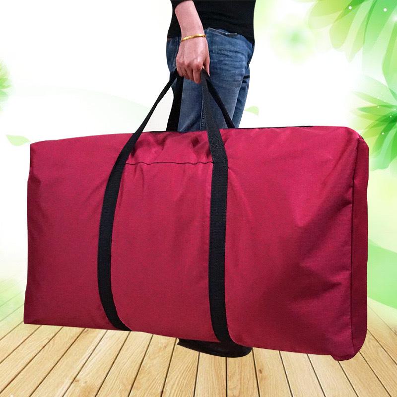Satin Foaming Quilted Cotton Travel Bag: Large, Waterproof Oxford Cloth Organizer.