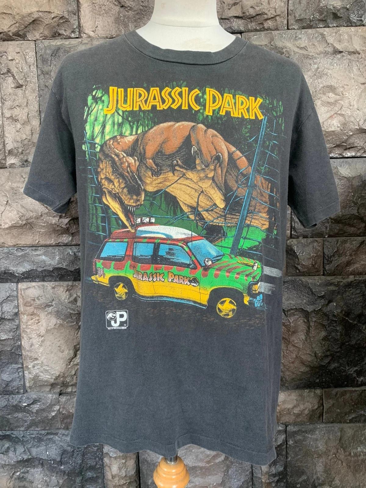Reprint! Jurassic Park Jurassic World 2026 Movie Black T shirt Size S-4XL S