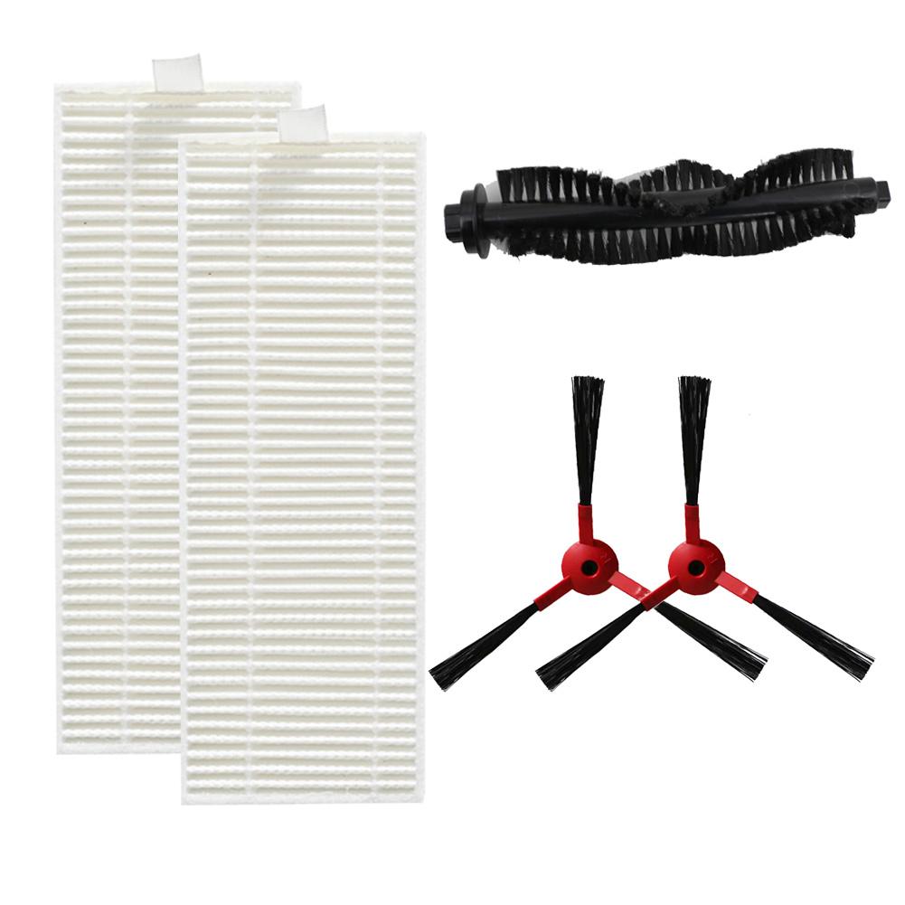 1 Set For SmartAi G50 / For 360 C50 Robot Vacuum Roller And Side Brushes Kits Vacuum Cleaner Accessories To Reolace