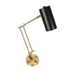Wall Sconce Swing Arm Plug In Modern 3000K Warm Lighting Button Control with E27 Bulb LED Wall