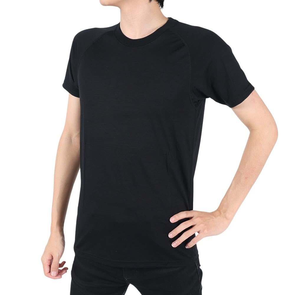 

ROGEREGGER Merino Wool UV Protection Odor Resistant Short Sleeve Undershirt Evo Wool Light RE1FES561007BLK Black 100% (Black/L/Men s) чорний