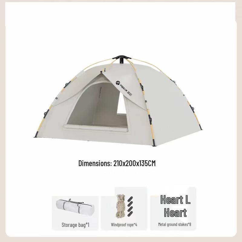 OEING Automatic Pop-up Family Tent 3-4 Person