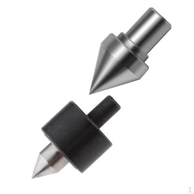 2Pcs Revolving Lathe Tool Accessories Drill Chuck Adapter Home Made of Alloy Material