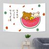 Cute Cartoon RRilakkuma Hippie Wall Hanging Tapestries Bohemian Wall Tapestries Mandala cheap INS Home Decor kawaii sakura