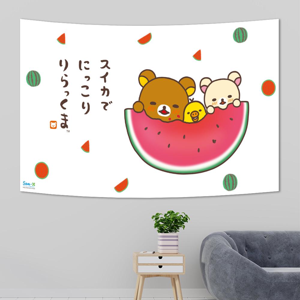 Cute Cartoon RRilakkuma Hippie Wall Hanging Tapestries Bohemian Wall Tapestries Mandala cheap INS Home Decor kawaii sakura