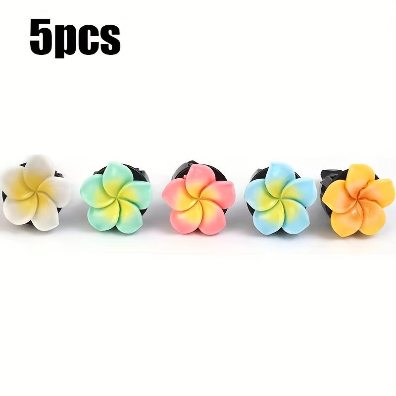 

5 шт. Автомобильный ароматизатор на клипсе для дефлектора в форме цветка, украшение, персонализированные аксессуары для внутренней отделки