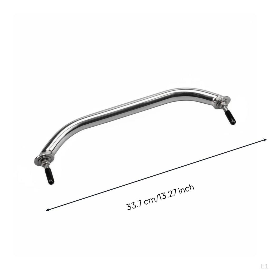 Stainless Steel Grab Bar Marine Handle Polished Finish Boat Pull for Seniors, Yacht