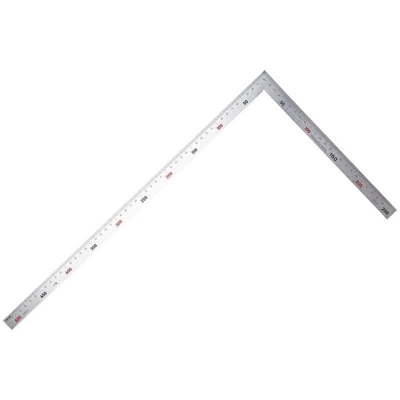 Deli Stainless Steel Try Square 250x500mm