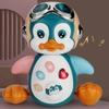 Adorable Electric Wobbling Penguin Toy With Lights And Music For Early Education