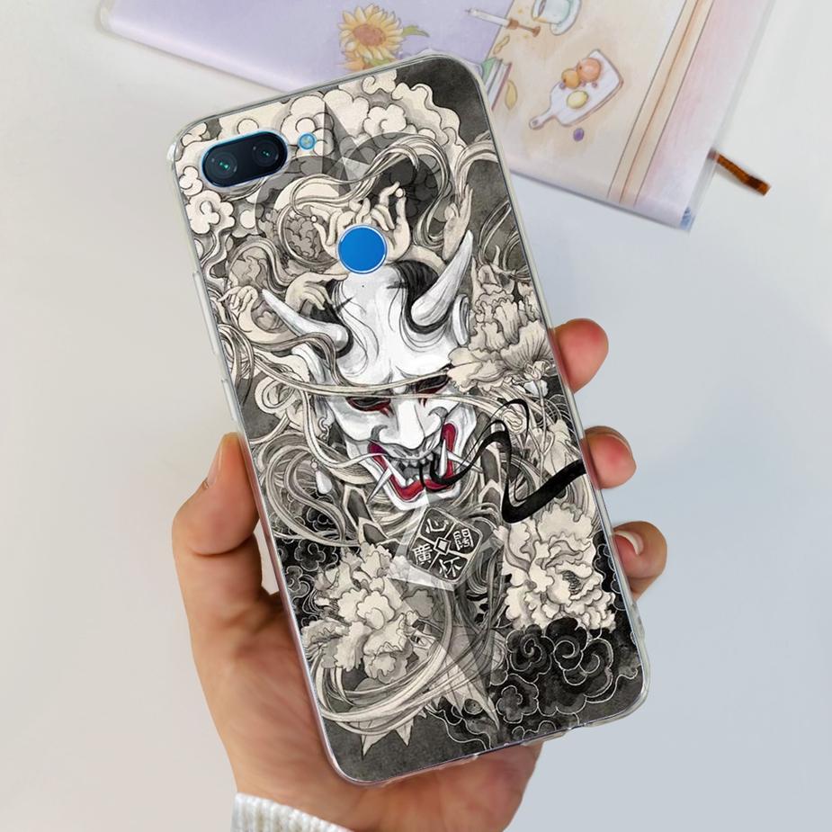 For Xiaomi Mi 8 Lite Case Cute Painted Cover Clear Silicone Phone Case For Xiaomi Mi 8 Lite 8Lite Back Cover 6.26'' Fundas Coque