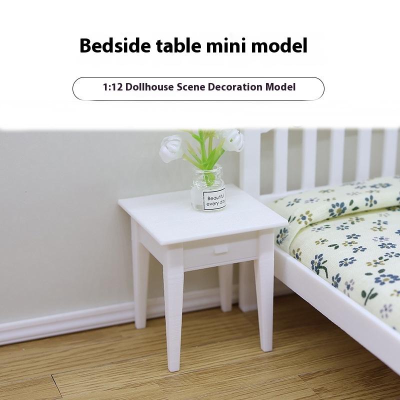 1 Stück Mini-Schrank-Ornament Neu 1:12 Puppenhaus Miniatur Nachttisch Möbel Modell Dekor Puppenhaus Zubehör