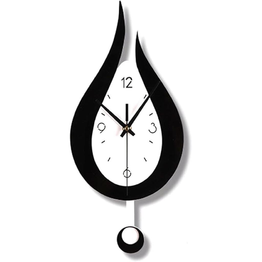 Modern Water Dropping Design Wall Clock for Creative Acyrlic Pendulum Clock for Home Bedroom Living Room Office Decorati Wall Clock for Living Room