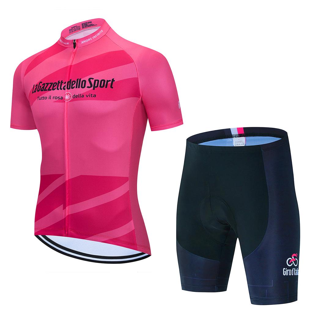 Summer Cycling Clothing Tour Giro D'Italia Sets Breathable Mountain Bike Cycling Clothes Ropa Ciclismo Verano Triathlon Suits