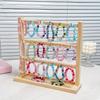 1pc Wooden bracelet rack, bracelet and earring storage rack, store jewelry display rack, jewelry collection rack