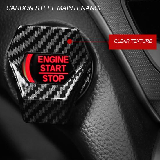 Car Start Button Anti-scratch Engine Decorative Cover Protective Switch Cap