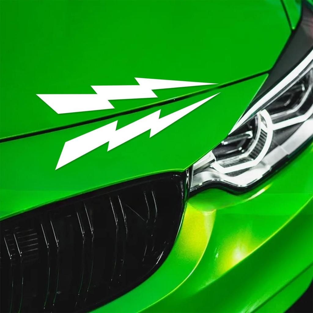 Motorradaufkleber - Motorradaufkleber Blitz Aufkleber | Auto Fensteraufkleber, Reflektierendes Auto